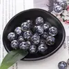 Cuentas Redondas de Nácar Dingyi K16 Resina Galvanizada con Agujero Pasante Cuentas Sueltas Cadena para Teléfono Móvil Pulsera Accesorios de Joyería Hechos a Mano Creativos