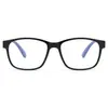 Gafas de Sol de Nuevo Estilo Transfronterizas para Hombres y Mujeres, Gafas Planas Clásicas de Negocios, Marco Cuadrado, Gafas de Moda con Filtro de Luz Azul, Monturas Ligeras