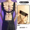 Lencería Sexy con Pedrería para Lóbulo, Uniforme Transparente Calado, Pijama para Hombre, Atuendo Sexy Revelador de una Pieza, Conjunto sin Extracción