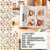 Panos de limpeza rasgados à mão, especialmente projetados para a limpeza da cozinha, absorventes, espessos, sem fiapos e com um design estampado, tornando-os perfeitos para pessoas preguiçosas