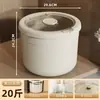 Contenedor de Almacenamiento de Arroz de Gran Capacidad para Uso en la Cocina, Adecuado para Almacenar Granos, Arroz y Harina, a Prueba de Humedad, a Prueba de Insectos, Engrosado y Sellado