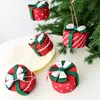 Nuchi Decorações de Natal Transfronteiriças Mini Pacote de Presente de Natal Caixa de Presente Pequenos Enfeites Decoração de Árvore de Natal Pingentes