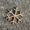 Suministro de Calidad Artesanías de Madera Comestibles Creativo Madera Dorado Navidad Regalo Colgantes Fabricante de Origen