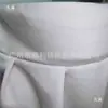 Capa de Cadeira Saia Plissada em Sarja Capa de Cadeira para Banquete de Casamento de Hotel Reunião Sem Laço Decoração de Laço Cadeira de Jantar