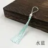 Punta con Borla con Perlas de Simulación Accesorios Hechos a Mano diy Material Punta Colgante Borla para Ropa Estilo Chino