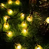 Luzes de Ambiência para Barraca de Camping ao Ar Livre Alimentadas por Energia Solar Luzes Decorativas Luzes de Fio de Bolha de LED Luzes de Fada Teto de Céu Estrelado