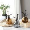 Venta al por mayor de fábrica zakka comestibles vintage relieve regadera tetera para regar suculentas tetera para regar color jardinería regadera tetera