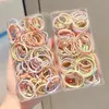 Elásticos de Cabelo Infantis, Alta Elasticidade, Duráveis, Não Danificam o Cabelo, Cordas para Cabelo de Bebê, Elásticos de Cabelo para Meninas, Acessórios de Cabelo