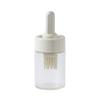 Garrafa de Óleo de Cozinha com Pincel, Garrafa de Óleo com Pincel de Silicone, Pincel para Churrasco, Pincel para Assar, Pincel para Alimentos, Cabeça de Pincel de Silicone, Recipiente de Óleo