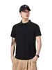 Ropa para Hombre Fengshe / Camisa Polo minimalista de estilo americano con tacto frío para hombre, corte holgado, nueva prenda superior de manga corta para hombre de verano