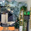 Ramas de flor de cerezo flor de durazno falsa plantas verdes de techo decoración enredaderas de flores de interior pared de celebridad de internet supermercado restaurante habitación cubierta superior fealdad