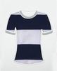 Malha slub algodão camisa lisa 32s rayon homens T-shirt malha tecido listrado T-shirt slub tecido de algodão