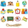 Nuevas Decoraciones para Fiesta de Regreso a Clases, Adornos Colgantes, Decoraciones para Fiesta Infantil de Regreso a Clases, Decoraciones Colgantes