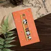 Marcador de Libros y Regla Metálica de Panda Dos en Uno Estilo Chino Regla Hueca con Escala Papelería Cultural y Creativa para Estudiantes Pequeño Regalo Papelería