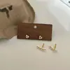 Pendientes de Plata de Ley S925 Kaiming con Perlas Francesas para Mujer Estilo Coreano Ins Uso Bidireccional Pendientes de Corazón Joyería de Lujo Ligero