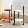 Mesa de Centro Sala de Estar Doméstica Mesa de Armazenamento de Cabeceira Mesa de Canto Sofá Sala de Estar Varanda Mesa Redonda Pequena Móvel Mesa Lateral Mesa Pequena