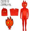 Venta Caliente de Amazon Mono de Hombre Hielo Fuego Bosque Disfraz de Bebé Agua y Fuego Disfraz para Actuación en Escenario de Halloween