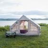 Tienda Inflable Ligera para Acampar al Aire Libre Estilo Casa Cálida para Acampar Durante la Noche Juego Completo Cabaña Cuatro Estaciones a Prueba de Humedad Viaje