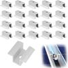 Venta al por mayor de fábrica Accesorios para Soportes Solares Fotovoltaicos Abrazadera Media Abrazadera Final Bloque de Presión Medio Aleación de Aluminio Prensa