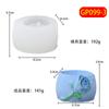 Molde de Silicone para Planta em Vaso Flor Rosa DIY Vaso de Flores Artesanal Ornatos de Gesso Molde para Fazer Decoração de Casa