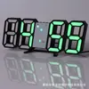 Reloj Digital LED 3D Inteligente Reloj Despertador Electrónico Transfronterizo Reloj de Pared para Sala de Estar Temperatura Interior
