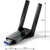 Placa de Rede USB Sem Fio Driver-Free 300m Mini 1300m Receptor Transmissor Wifi Sem Fio 2.4G-5G