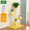 Soporte de Flores de Hierro con Ruedas, Modelo Nuevo para Uso Doméstico, Soporte de Macetas de Piso para Sala de Estar, Estante de Flores de Múltiples Capas para Balcón