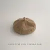 Gorro Ins para Niños Otoño e Invierno Cálido Engrosado Felpa Boina Niño y Niña Bebé Moderno Cortavientos Gorro Calabaza