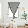 Cortinas Blackout Completas, Fita Mágica Sem Furos, Cortina Divisória para Casa Alugada, Cortina Curta Autoadesiva Bloqueadora de Janela Pequena para Janela de Canto de Quarto