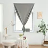 Cortinas Blackout, Sin Taladrar, Cortinas Divisorias para Casa de Alquiler, Cortinas Cortas Autoadhesivas de Velcro para Bloqueo de Ventanas Pequeñas, Hecho a Medida