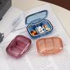 Pastillero, Caja Dispensadora de Medicamentos Portátil, Tres Comidas al Día, Mini Pastillero a Prueba de Luz, Portátil Siete Días a la Semana