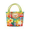 Bolso Tejido de Cesta Estilo Calle Xiaohongshu Bolso de Mano de Cesta Tejida Colorido Dibujo Animado Regalo DIY