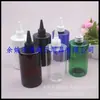 Botella de 250 ml con Tapa Puntiaguda, Botella para Pasta de Color, Botella para Medicamentos Líquidos, Botella Exprimidora de Hombro Plano con Boquilla Puntiaguda, Botella Gotero, Botella de Loción con Tapa Puntiaguda
