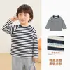 Ropa Infantil Panda Kaka Camiseta de Manga Larga para Niños Niñas Capa Base Niños Ropa de Otoño Bebé Otoño Top Casual Moderno