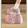 Grulla de Almohada Blanca Altura Creciente Persona Pequeña Retro Dulce Suela Gruesa Zapatos Birkenstock 2026 Nueva Primavera Versátil Con Faldas Bir