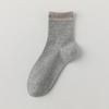 Calcetines de algodón puro para niños, calcetines de longitud media, otoño e invierno, sin hueso, antibolitas, de algodón, deportivos, desodorantes, primavera y otoño, rayas vintage.