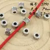 Suministro Directo de Fábrica Cuentas de Aleación con Agujero Grande DIY Cuentas Sueltas Cuentas Espaciadoras Accesorios para Pulseras de Espaciadores Joyería de Plata de Tíbet Accesorios al por Mayor