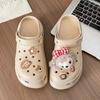 Zuecos de Playa para Mujer para Exterior Simples Antideslizantes de Suela Gruesa con Puntera Sandalias Simples de Moda Zapatillas de Verano al por Mayor