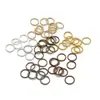 AliExpress 3-20mm Argolas de Salto Abertas de Laço Único Para Miçangas Joias DIY Brincos Feitos à Mão Acessórios de Cabelo Grampos de Cabelo Componentes