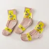 Medias cortas de seda para mujer color carne verano gruesas antienganche seda piña calcetines boca suelta con talón base de algodón antideslizante fabricantes venta al por mayor