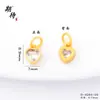 Fuerte retención de color Oro vietnamita accesorios DIY 4 colores circonita incrustada colgante de corazón pulsera pulsera collar accesorios dorados