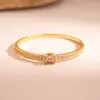 Pulseira Oval de Zircônia Banhada a Ouro 18K Real Pulseira Elegante Versátil Europeia e Americana Transfronteiriça Luxo Acessível Joias de Alta Qualidade