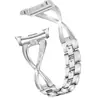 Adequado para Smartwatches Samsung Watch8/9, Nova Pulseira de Relógio X Grande com Cravejamento de Diamantes em Liga de Zinco Watch8Classic
