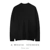 100% Cachemira Pura Cuello Semi-Alto Clásico para Hombre Suave de Punto Base Otoño/Invierno Top de Punto para Hombre