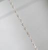 Collar Corto Cadena Clavícula Cadena Sencilla Sin Colgante Combinable Accesorios Simples Onda de Agua Hueso de Serpiente Plata S925 Chapada Regalo Mujer Japonés y Coreano