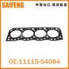 Junta de cilindro de metal 11115-54084 adecuada para Toyota Helax 2L