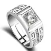 Anillo agresivo para hombre, anillo de seis garras para mujer, anillo de pareja, anillo de bodas de circonita, anillo agresivo para hombre coreano, europeo y americano.
