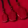 Coleção de Pingentes Naturais de Cinábrio e Areia Roxo-Dourada, Colares de Casal do Ano Zodiacal, Atacado e Dropshipping de Joias e Presentes de Feira Livre