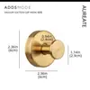 Gancho Transfronterizo de Acero Inoxidable con Ventosa Sin Taladro Gancho Metálico Sin Rastro Gancho para Almacenamiento de Baño Cocina Gancho para Toallas