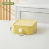 Caja de Almacenamiento de Escritorio BNBS de Colores Macaron, Apilable y Combinable Libremente, Tipo Cajón, Caja de Papelería para Estudiantes